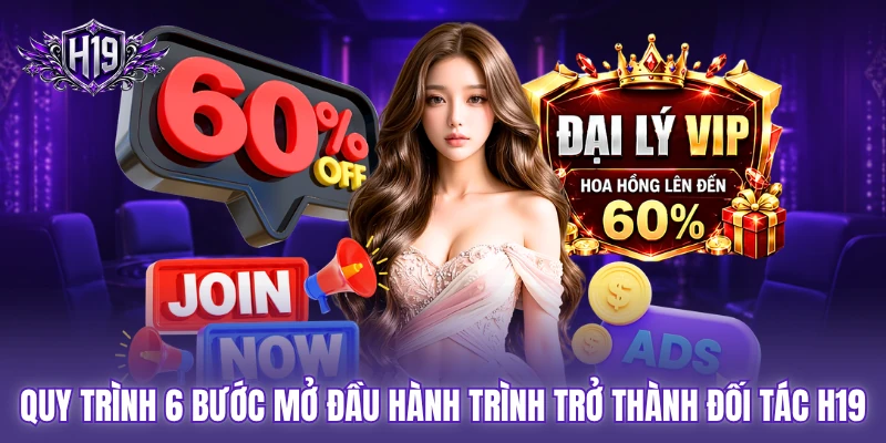 Quy trình 6 bước mở đầu hành trình trở thành đối tác H19